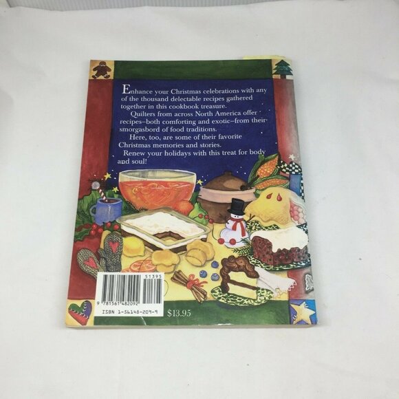 A Quilters Christmas Cookbook 1996 Recipes Desserts Main Dishes Stoltzfus Ranck - Picture 7 of 7
